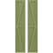 Ekena Millwork Americraft 3-Board Wood 2 Equal Panel Frmd Board-n-Batten Shutters w/Dbl Z-Bar, ARW102BF311X77MGH, PR ARW102BF311X77MGH - alternate 1